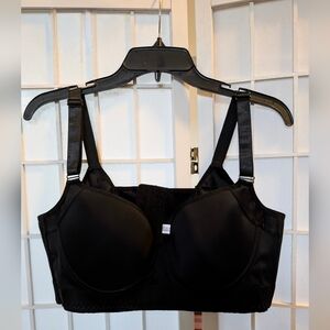 NWOT! SheCurve Push-Up Back Smoothing Bra ~ Black 44C